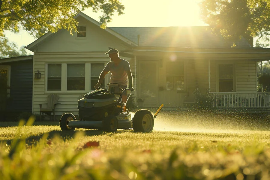 lawn mower set